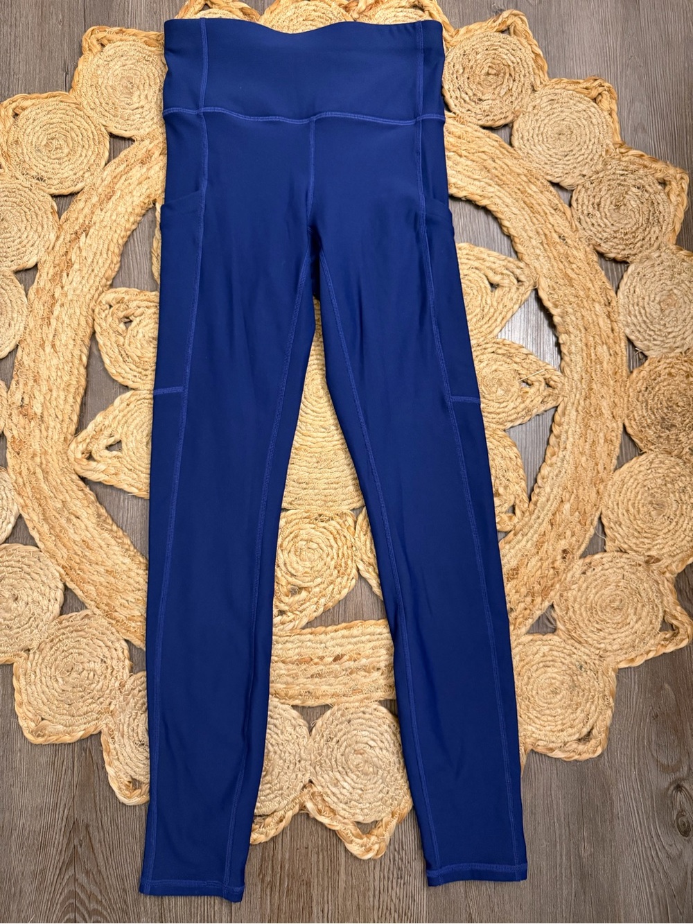 Fabletics Deep Blue High-Waist Performance Leggings